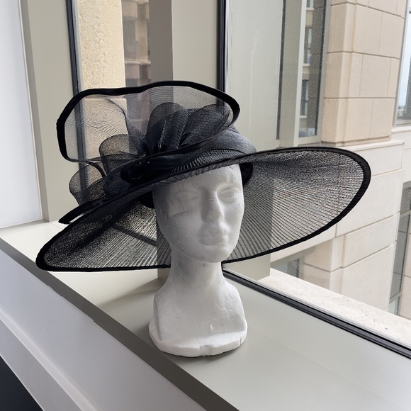 Something Special Sheer Black Sun Hat